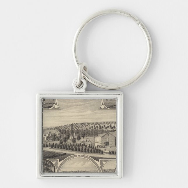 Llavero Catalpa, Nebraska (Frente)