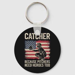 Llavero Catcher porque los lanzadores también necesitan hé