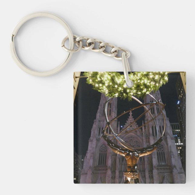 Llavero Catedral de Atlas y San Patricio - keychain (Frente)