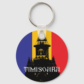 Llavero Catedral de Timisoara - bandera tricolor