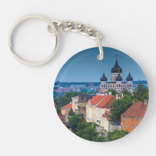 Llavero Catedral y paisaje urbano  Estonia