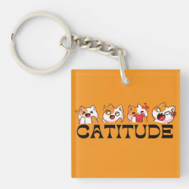 Llavero Catitude Memories – Meow Mood Keychain 🐾