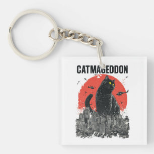 Llavero Catmageddon Gigante Gato Monstruo Ciudad Kaiju Mas