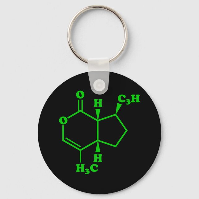 Llavero Catnip Nepetalactona Fórmula Química Molecular (Anverso)