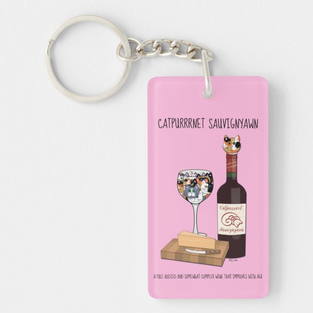 Llavero Catpurrnet Sauvigyawn (Frente)