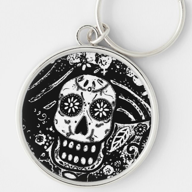 LLAVERO CATRINA DIA DE LOS MUERTOS (Frente)