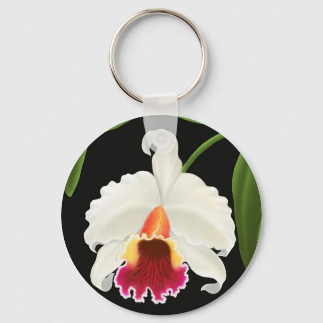 Llavero Cattleya Orchid Keychain (Anverso)