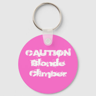 Llavero CAUTIONBlonde Climber