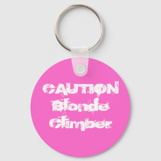 Llavero CAUTIONBlonde Climber