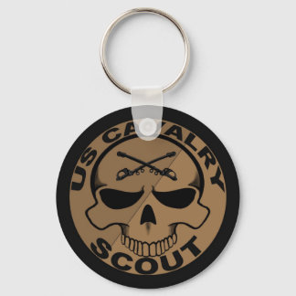 Llavero Cav Scout Skull Black and Gold