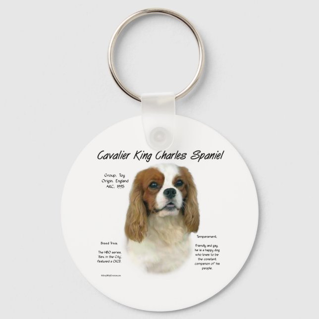 Llavero Cavalier King Charles Spaniel Breed Keychain (Anverso)