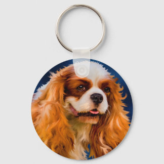 Llavero Cavalier King Charles Spaniel Dog Art - Chelsea
