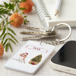 Llavero Cavalier King Charles Spaniel Navidades graciosos