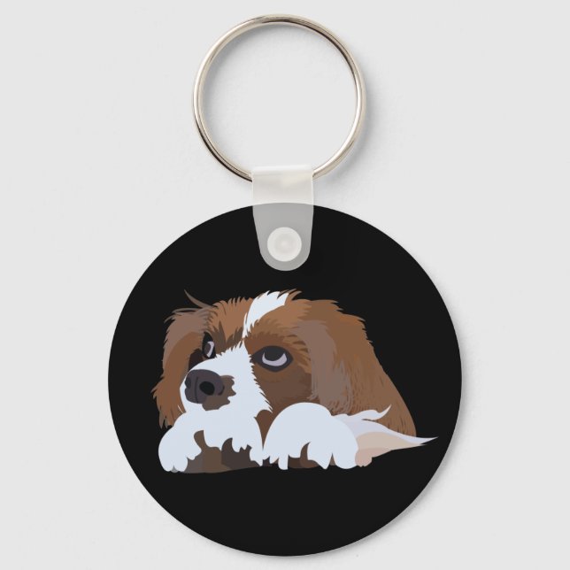 Llavero Cavalier King Charles Spaniel Perro  (Anverso)