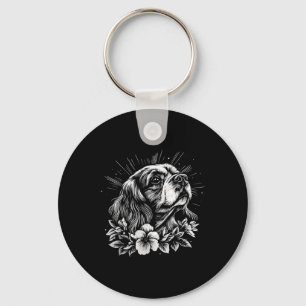 Llavero Cavalier King Charles Spaniel Perro Lover Retro St
