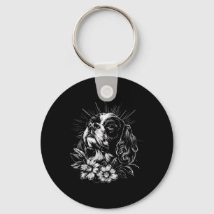 Llavero Cavalier King Charles Spaniel Perro Lover Retro St