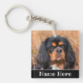 Llavero Cavalier personalizado Rey Carlos Español Perro