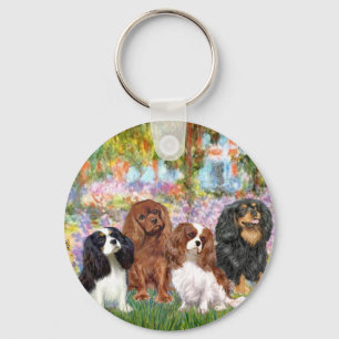 Llavero Cavaliers (4) - en el jardín de Monet