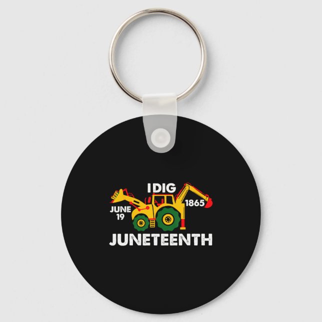 Llavero Cavar juneteenth puños tractor 19 1865 (Anverso)