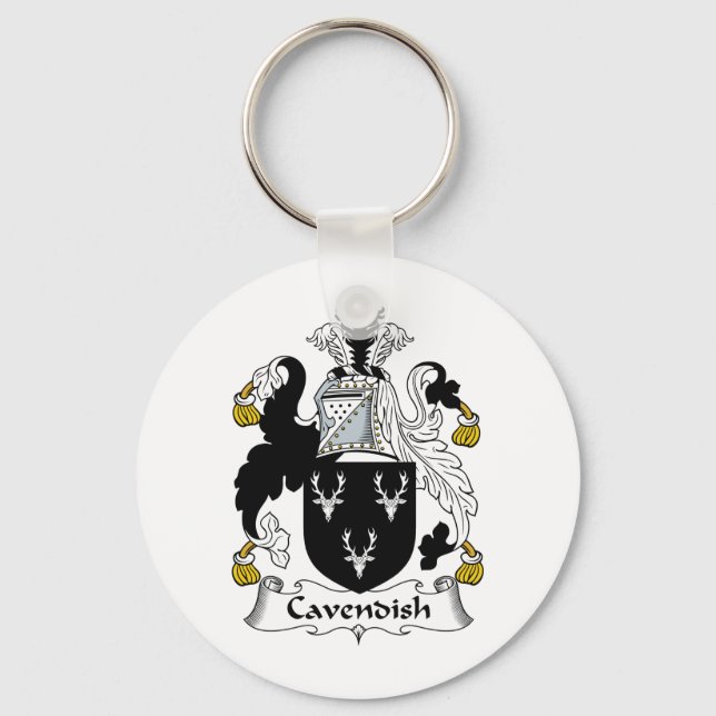 Llavero Cavendish Family Crest (Anverso)