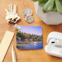 Cavtat, vistas a la playa desde Croacia