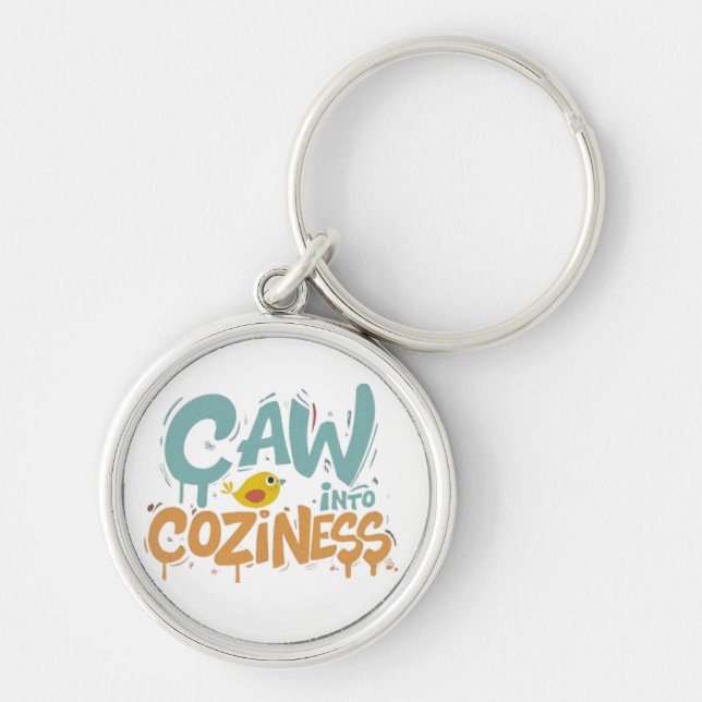 Llavero Caw, en,Coziness (Frente)