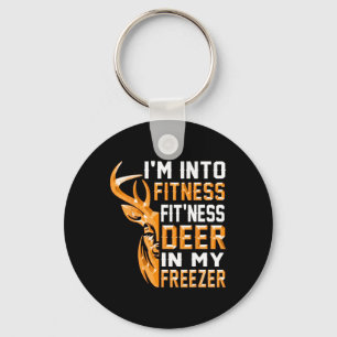 Llavero Caza-camiseta Estoy en Fitness Deer Freezer Funny