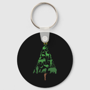 Llavero Caza de árboles de Navidad
