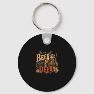 Llavero Caza de ciervos divertida cerveza papá día del pad