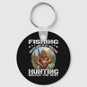 Llavero Caza de pesca divertida regalo Humor de Halloween