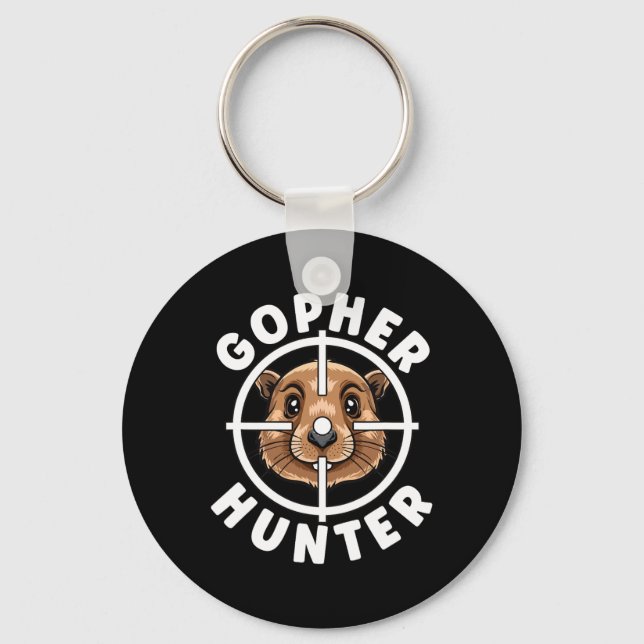 Llavero Caza de Trampa de Gopher Hunter Crosshens (Anverso)