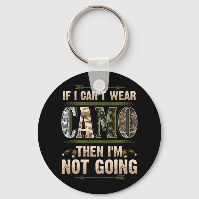 Llavero Caza divertida de camo Cazadores Buck Deer Country (Anverso)