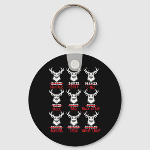 Llavero Caza divertida de venados en Santa Tee Men Hunter