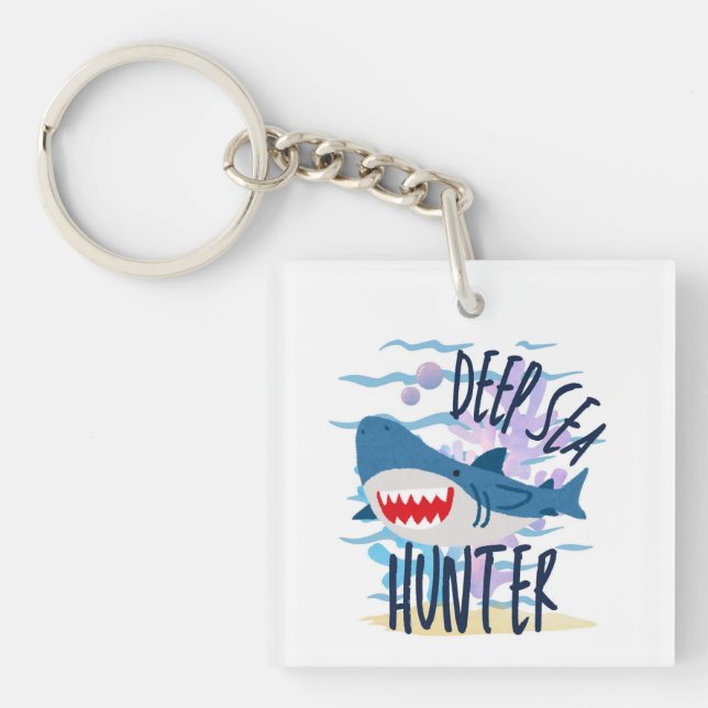 Llavero cazador de aguas profundas (Frente)