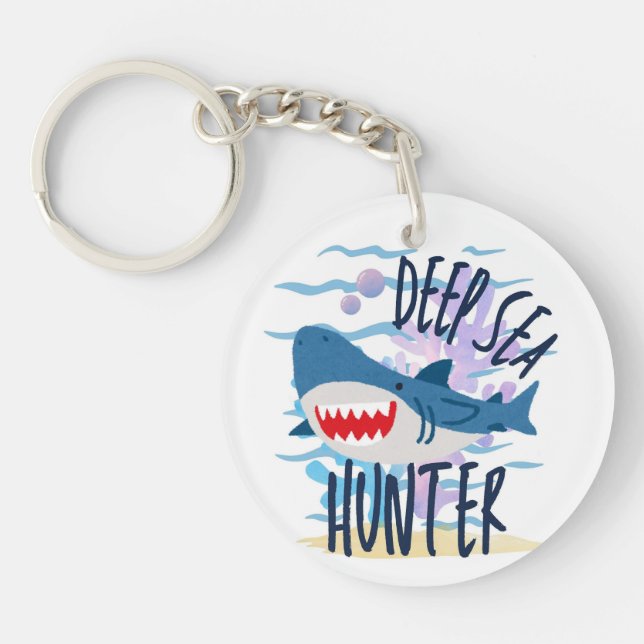 Llavero cazador de aguas profundas (Frente)