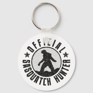 Llavero Cazador oficial de Sasquatch - Bigfoot en Grunge
