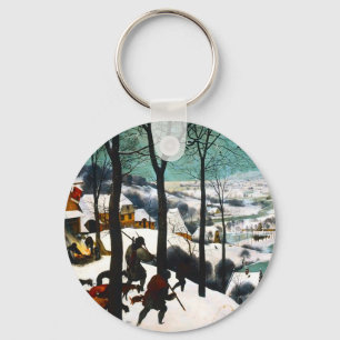 Llavero Cazadores en el paisaje de la nieve Pieter Bruegel