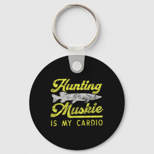 Llavero Cazar lucio es mi cardio divertido río de lucio pe