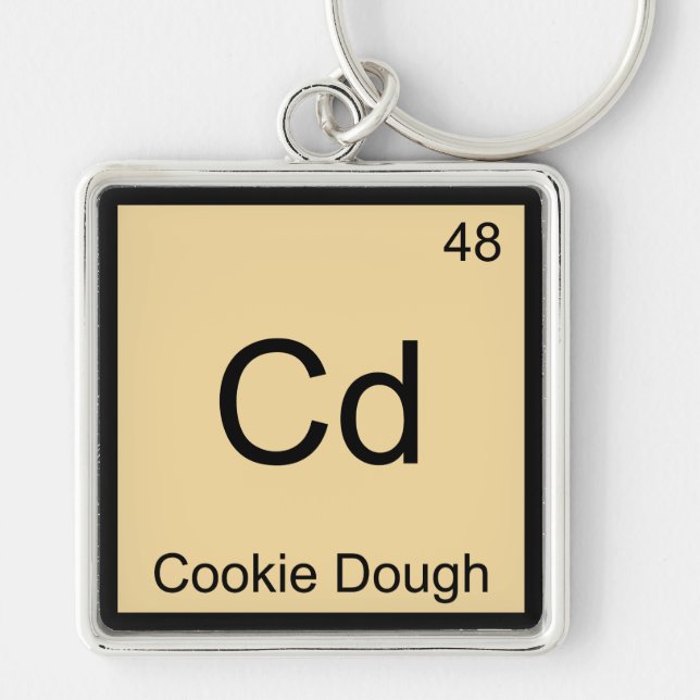 Llavero Cd - Cookie Dough Elemento Químico Símbolo T-Shirt (Frente)
