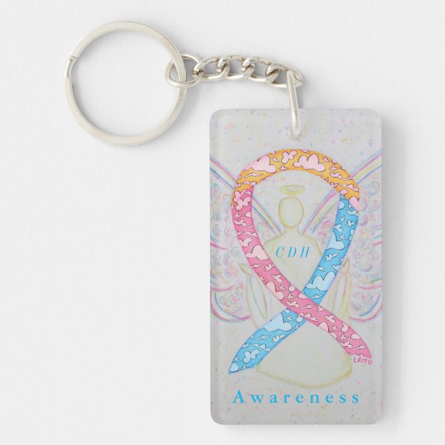 Llavero CDH Angel Awareness Ribbon Keychain (Frente)