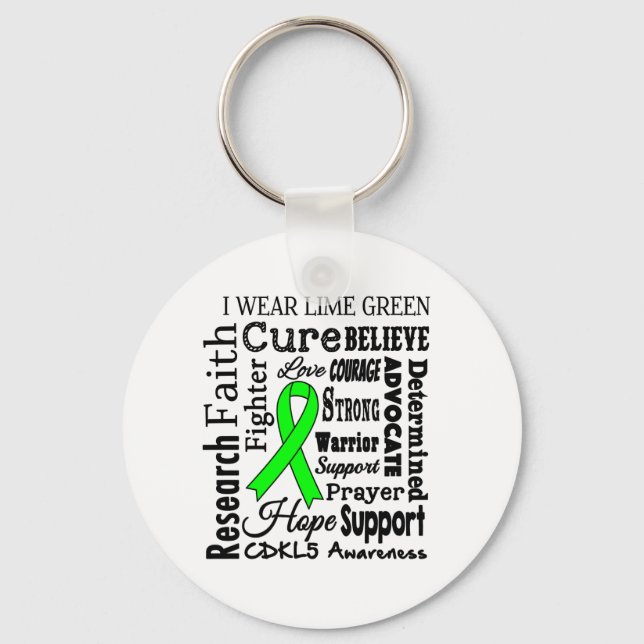 Llavero CDKL5 Awareness Keychain, Sonya Story, CDKL5 (Anverso)