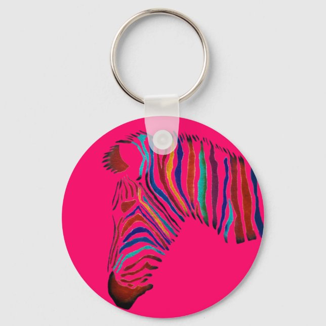 Llavero Cebra eléctrica. (Anverso)