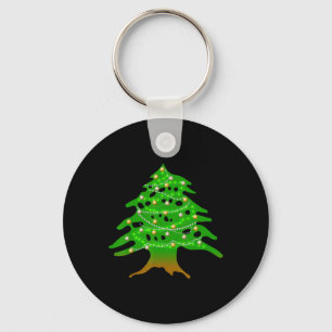 Llavero Ced: Árbol libanés Navidades de bandera del Líbano