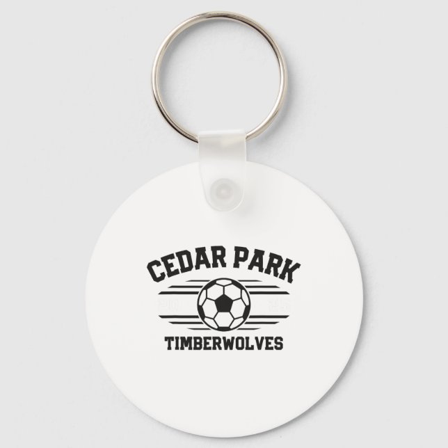 Llavero Cedar Park Timberwolves Fútbol Ll 2025  (Anverso)