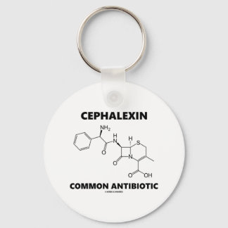 Llavero Cefalexina Antibiótico Común (Molécula química)