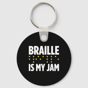 Llavero Ceguera Para Ciegos Ciegos Braille Re