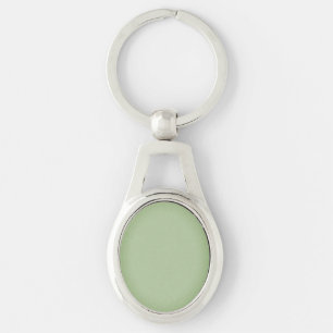 Llavero Celadón verde de jade sólido