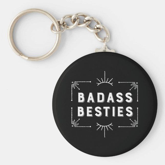 Llavero Celebra a tus mejores amigos - Chica Gang Besties (Frente)
