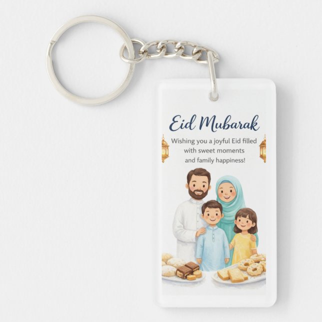Llavero Celebra Eid con esta medalla única (Frente)