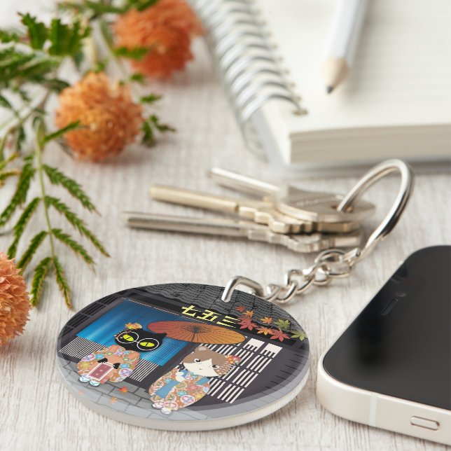 Llavero Celebración 7-5-3 de la Poiluna (Frente Derecha)